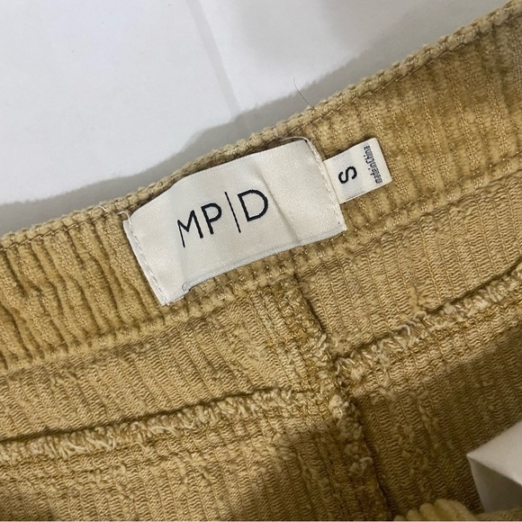 MP D women's small mustard yellow corduroy mini skirt with frayed hem EUC - Picture 4 of 5